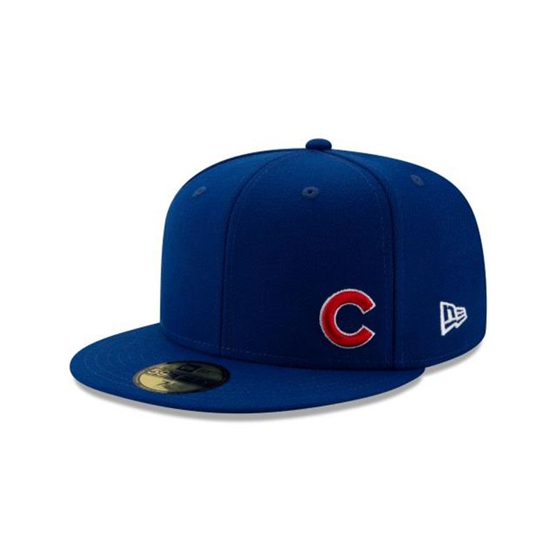 MLB Chicago Cubs Flawless 59Fifty Fitted (APB7257) - Blue New Era Caps